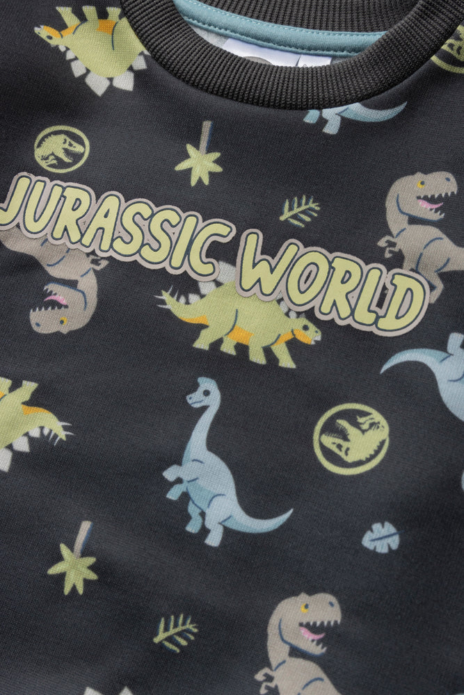 Bluza dresowa Jurassic World Crew Neck w kolorze ciemnoszarym