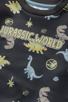 Bluza dresowa Jurassic World Crew Neck w kolorze ciemnoszarym