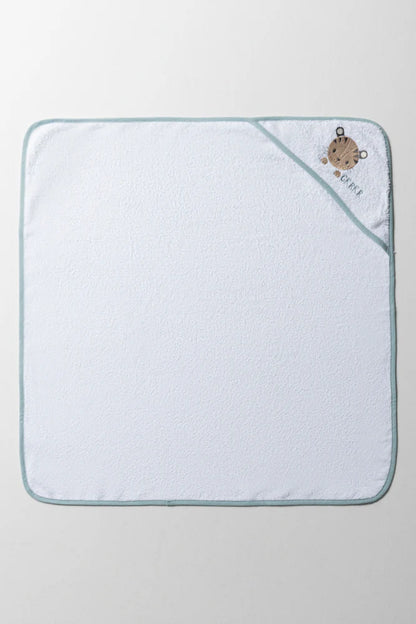 Tiger And Friends Handdoek met Capuchon Blauw