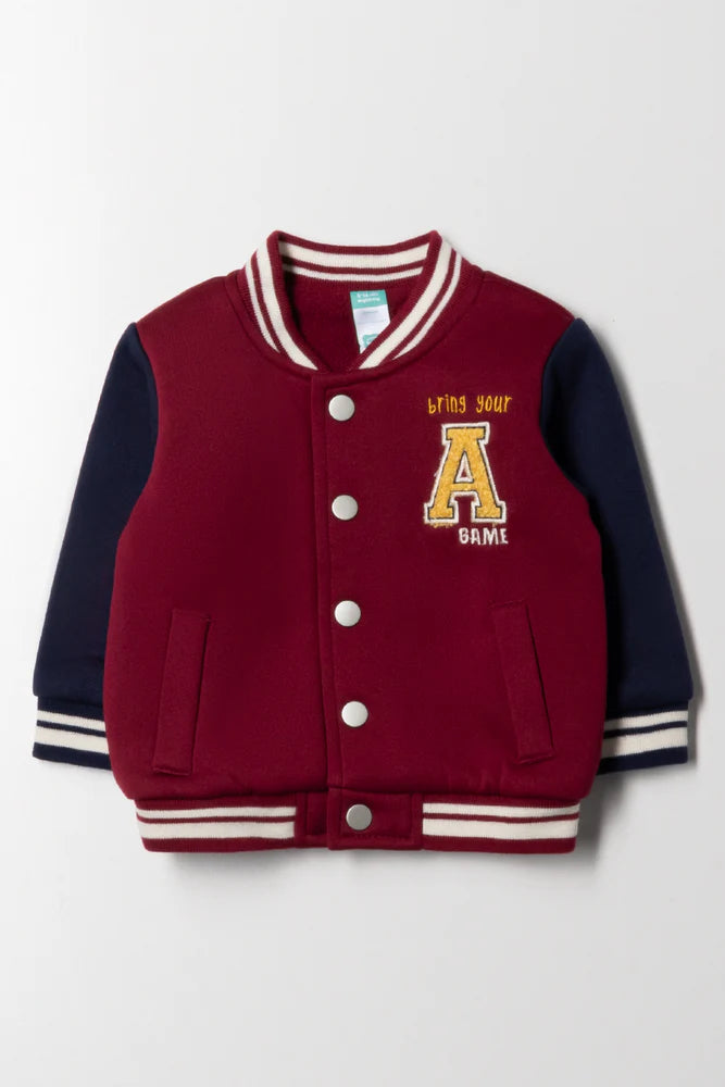 Honkbaljack Rood En Marineblauw