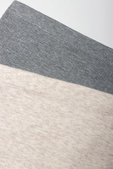 2-pack kabelleggings, natuurlijk en grijs