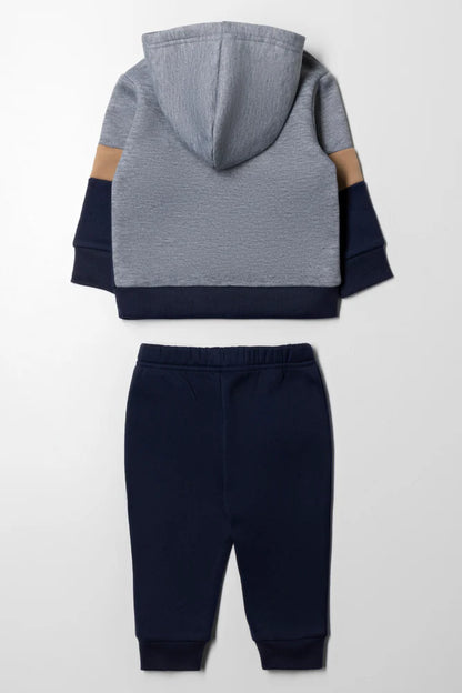 Hoodie Bear Trainingspak Marineblauw