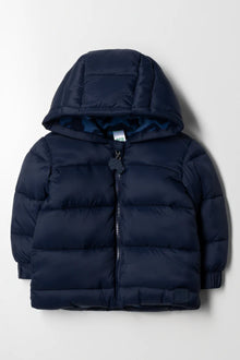 Gewatteerd jack marineblauw