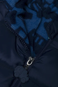 Gewatteerd jack marineblauw