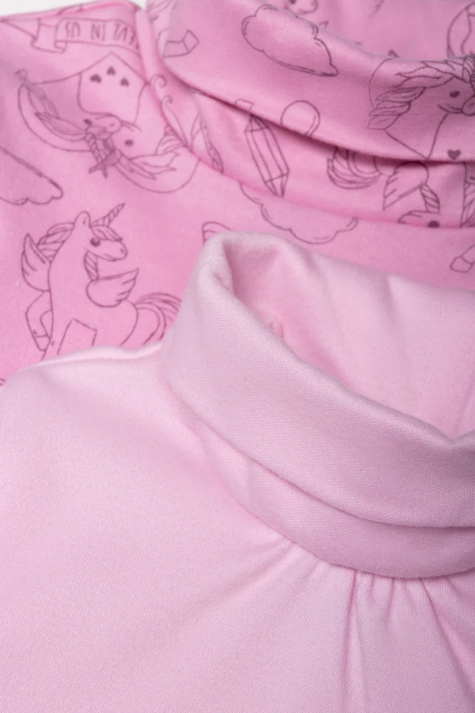 2-pack polotrui roze