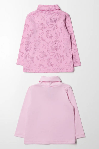 2-pack polotrui roze