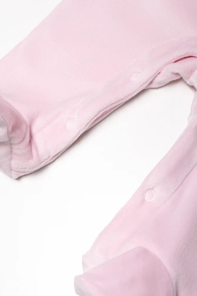 Fleece Cat Dungaree Pink