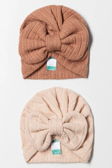 Zestaw 2 turbanów naturalnych