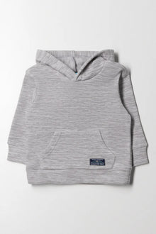 Bluza treningowa z kapturem, szara