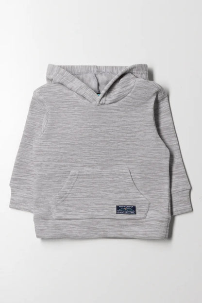 Bluza treningowa z kapturem, szara