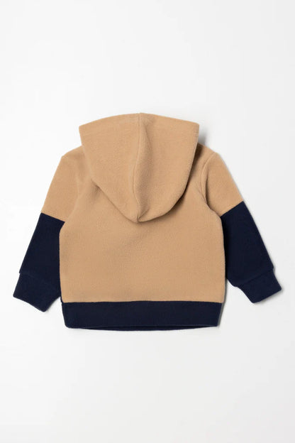 Auto Color Block Tracktop Granatowy i Naturalny