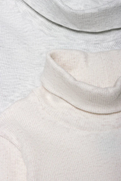 2-pack poloshirts grijs en wit