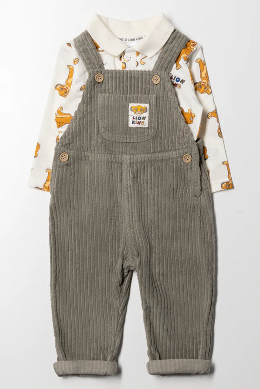 Leeuwenkoning Dungaree Set Salie