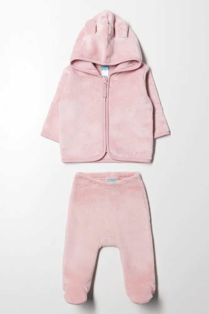 Jacket and Leggings Set Pink