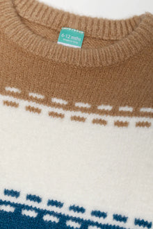 Ronde hals trui marineblauw