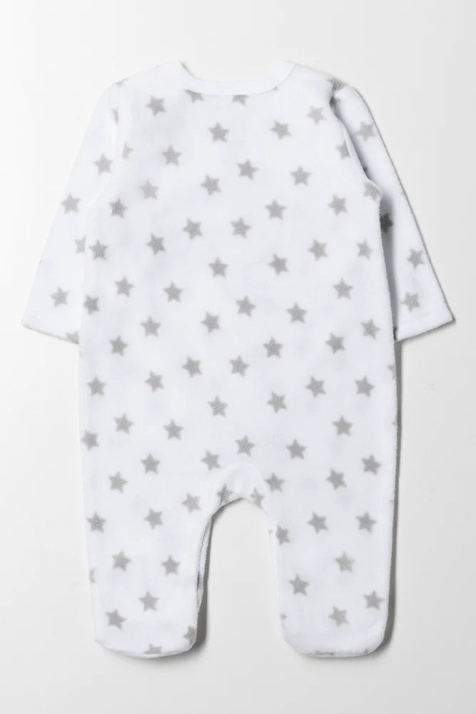 Elephant Babygrow White