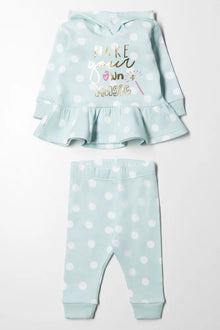 Dres z peplum w kolorze zielonym