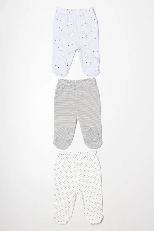 3 Pack Leggings Grey