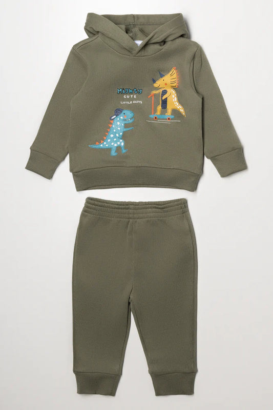 Dinosaur Tracksuit Green