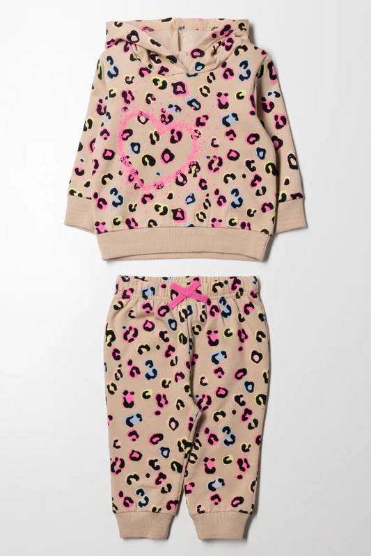 Animal Tracksuit Peach