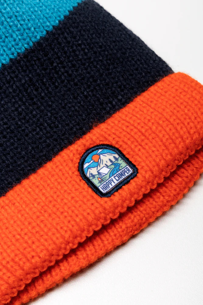 Beanie Blue & Orange