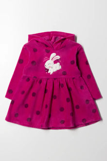 Hooded Dress Purple