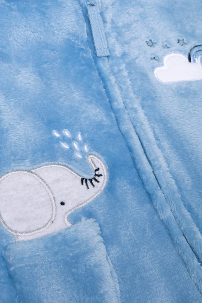 Elephant Babygrow Blue