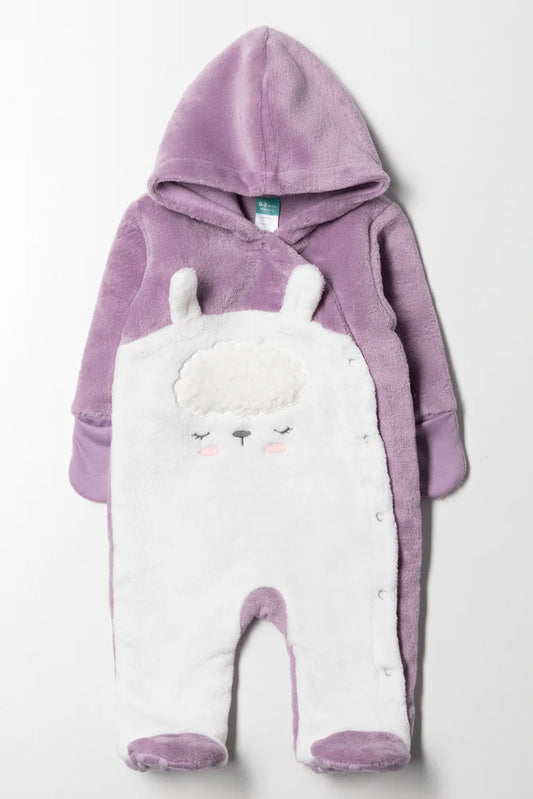 Sheep Babygrow Purple
