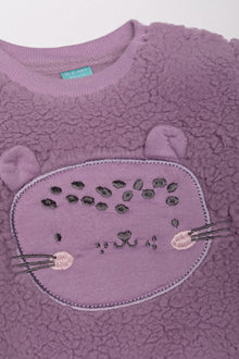 Cheetah Shaggy Set Purple