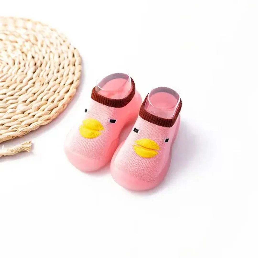 TinySteps – Baby Slip-On Schuhsocken ab 6 Monaten | Weicher Rutschfester Komfort