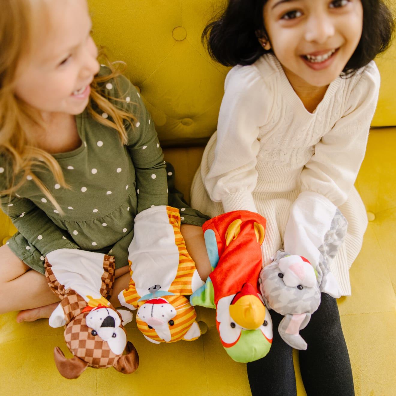 Speelse Huisdieren Handpoppen