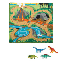 Prehistorische speeltuin dinosaurus tapijt