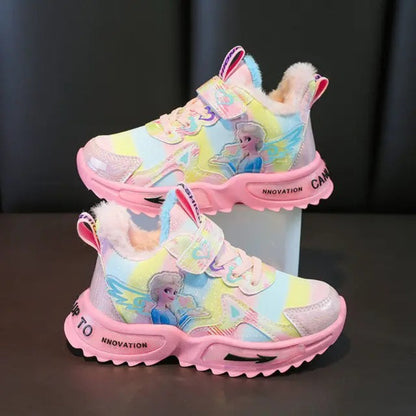 Prinses Elsa bedrukte mesh schoenen