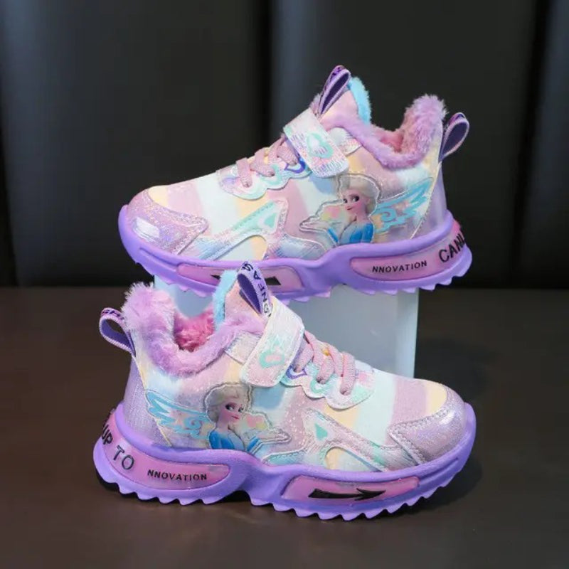 Prinses Elsa bedrukte mesh schoenen