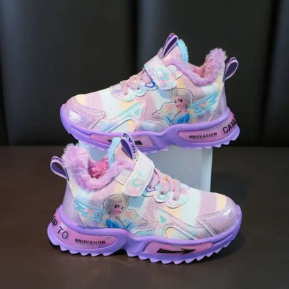 Prinses Elsa bedrukte mesh schoenen