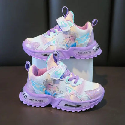 Prinses Elsa bedrukte mesh schoenen