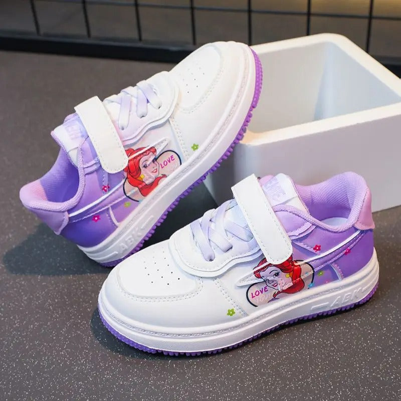 Prinses Ariel leren sneakers