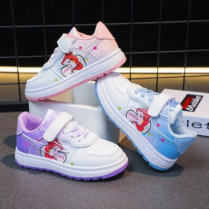 Prinses Ariel leren sneakers