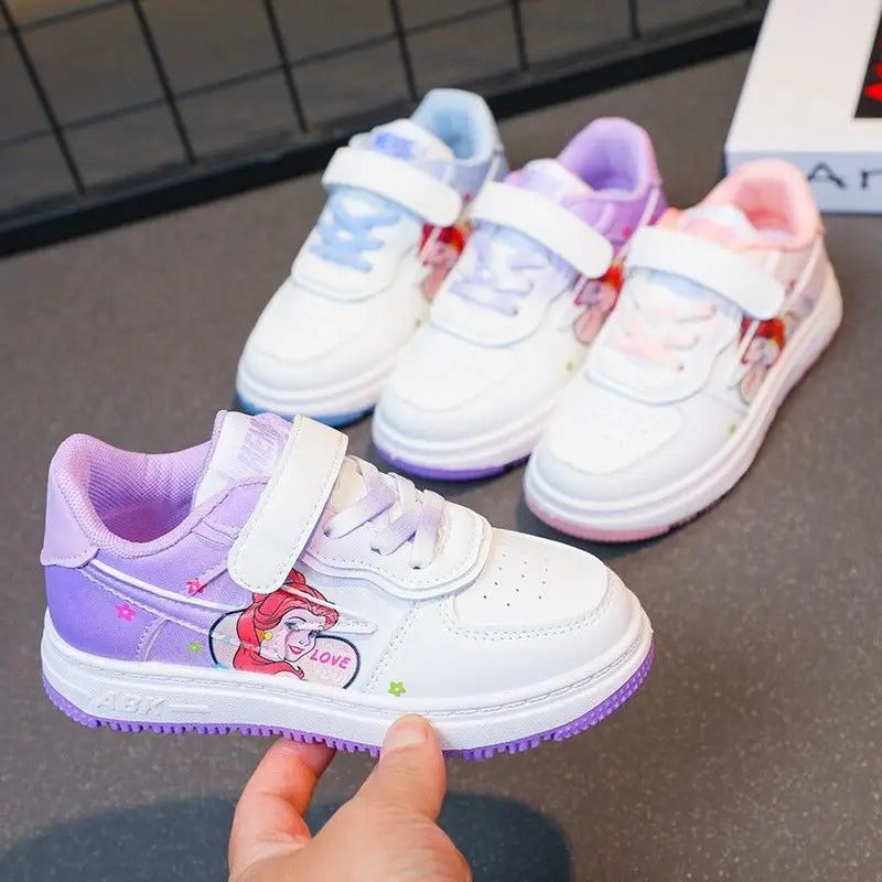 Prinses Ariel leren sneakers