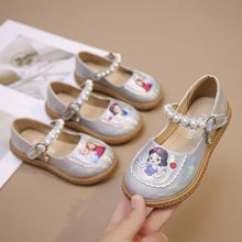 Assepoester en Frozen prinses bedrukte sandalen