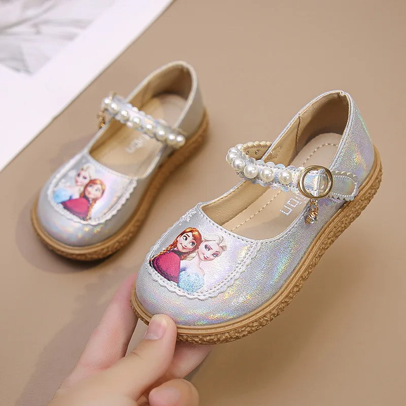 Assepoester en Frozen prinses bedrukte sandalen
