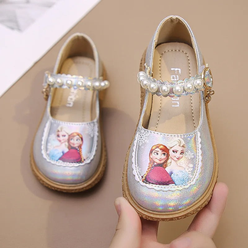 Assepoester en Frozen prinses bedrukte sandalen