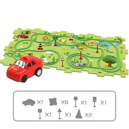 PuzzleRacerTrack- Track Car Puzzle Kreatives Spielzeug