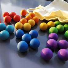 RainbowSphere – Bunte Holz-Regenbogen Sortierbälle für Kinder ab 3 Jahren