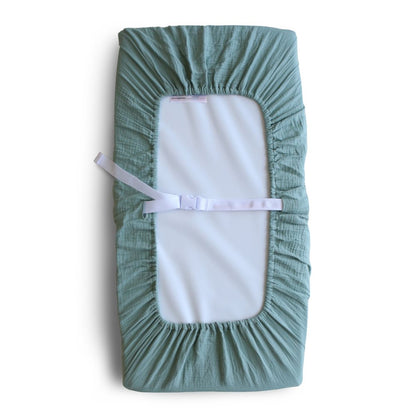 Changing Pad Cover - Roman Green