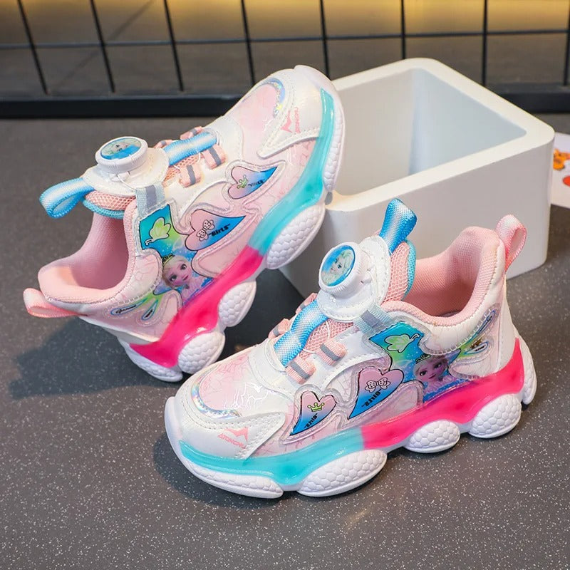 Prinses Elsa Draaiknop Sport Sneakers