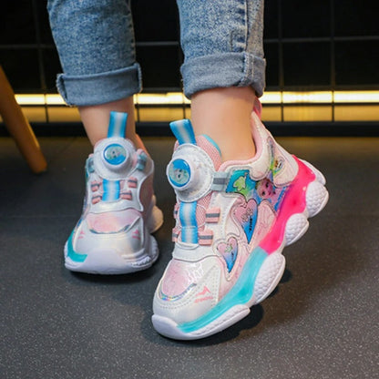 Prinses Elsa Draaiknop Sport Sneakers