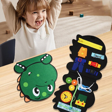 JurassicFun - Montessori Filz Lernboard