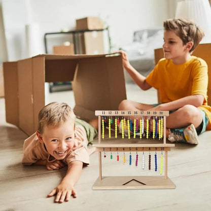 CountBeads Montessori Perlen-Treppe – Zählen & Rechnen – Ab 3 Jahren