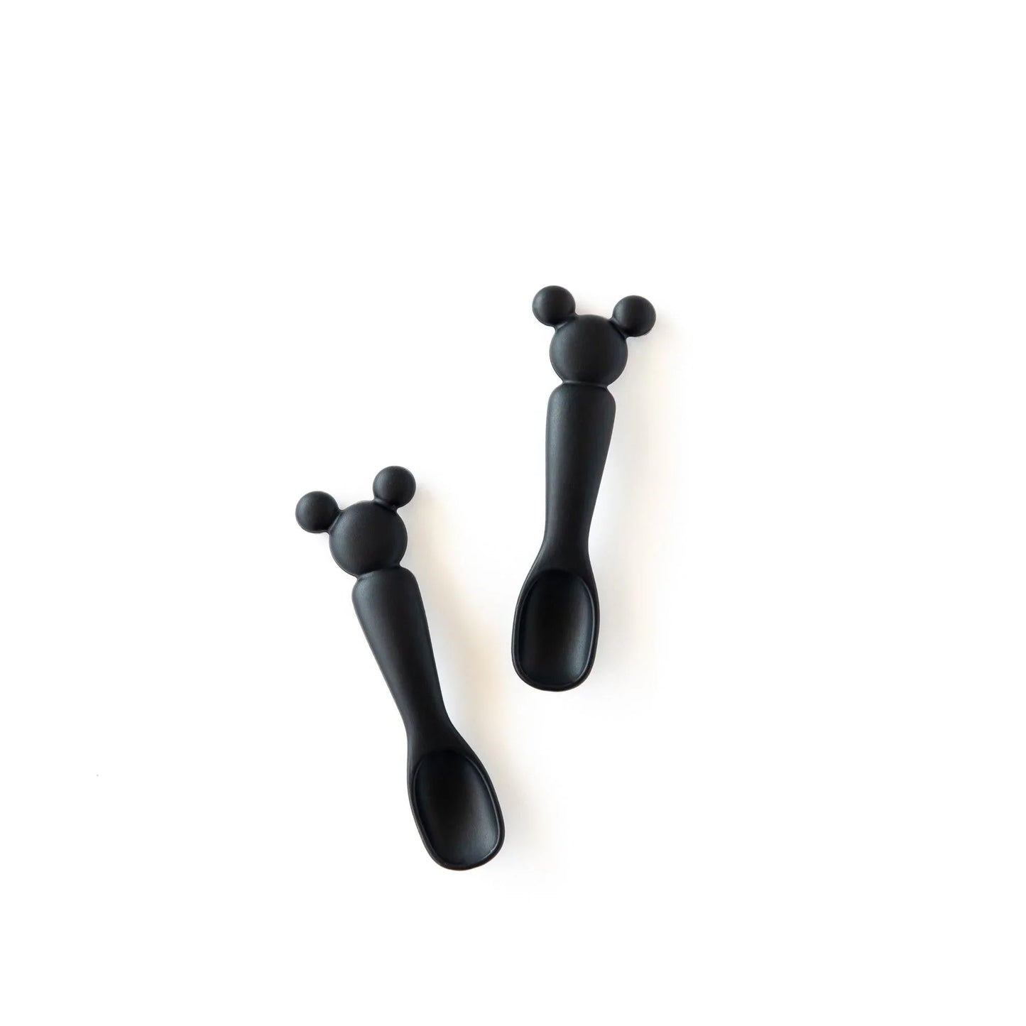 Siliconen lepels: Mickey Mouse (Classic Black)